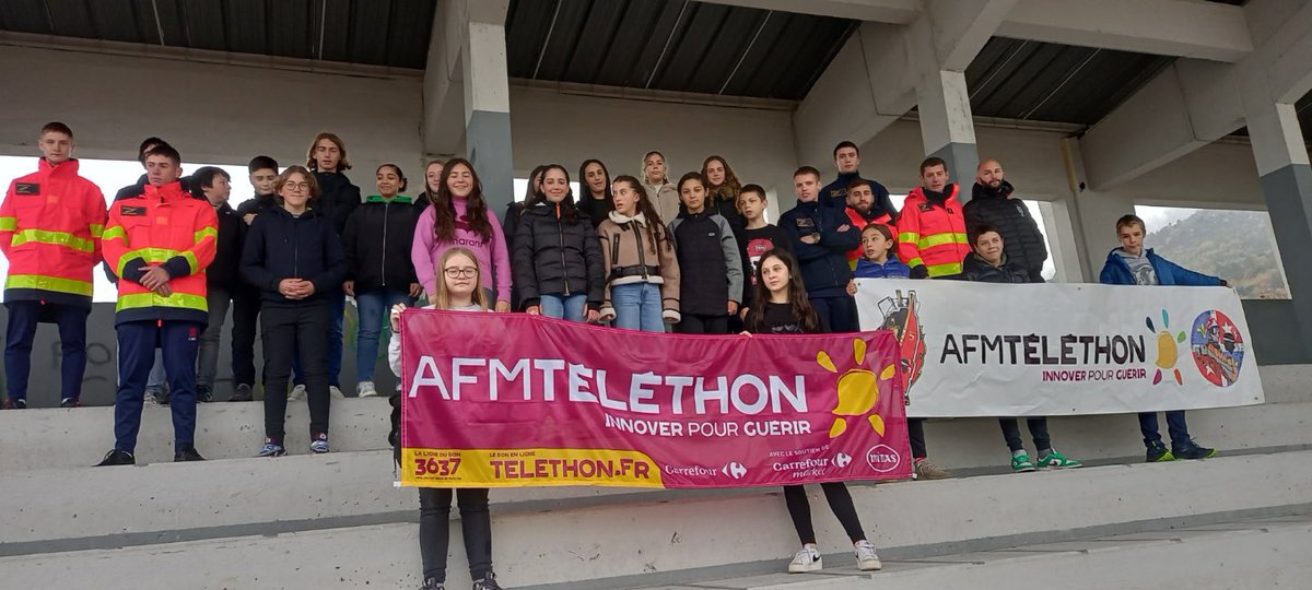 CitePaoli's tweet image. #8decembre #telethon #uiisc5 
Nos élèves ont répondu présents à l’invitation de @UIISC5CORTE pour participer à leur relais au profit de @Telethon_France 
Venez nombreux les soutenir @VilleCorti !