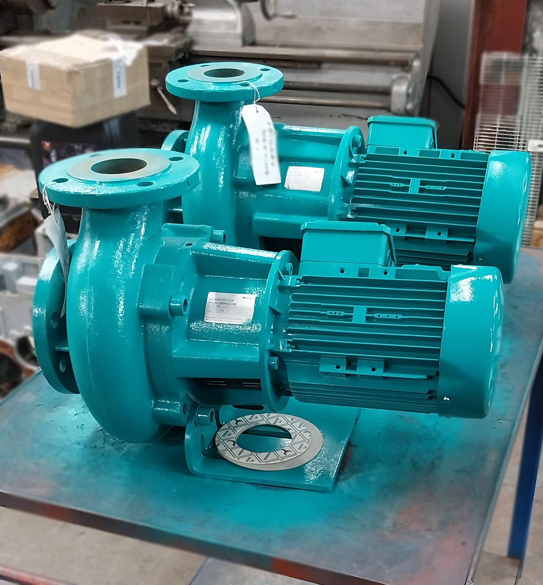 Look at that finish!

Our team dismantled and removed the failed fan coil and primary heating pumps for a local office space company, taking them to our workshop for a full mechanical overhaul. The reconditioned pumps will now be returned to site and reinstalled for our client!
