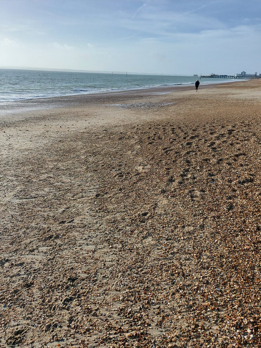 Lovely brisk, December walk along the beach this morning 😄