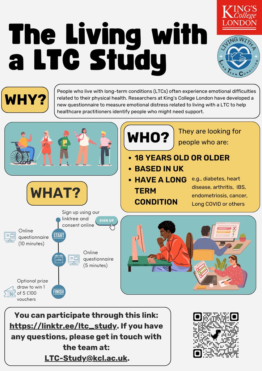 LTC_Study's tweet image. Big thank you to @MSTrust @WeAreARMA @NRAS_UK @RespPsych and all the other organisations who have re-tweeted our ad - we couldn't do it without you! 🙏🙏🙏
Study recruitment still going, sign up link: linktr.ee/ltc_study
