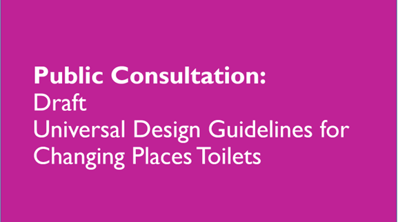 Have your say on the NDA's public consultation on draft Universal Design Guidelines for Changing Places Toilets. Deadline: 12 January 2024. More information & a questionnaire to give your feedback see universaldesign.ie/.../public-con…