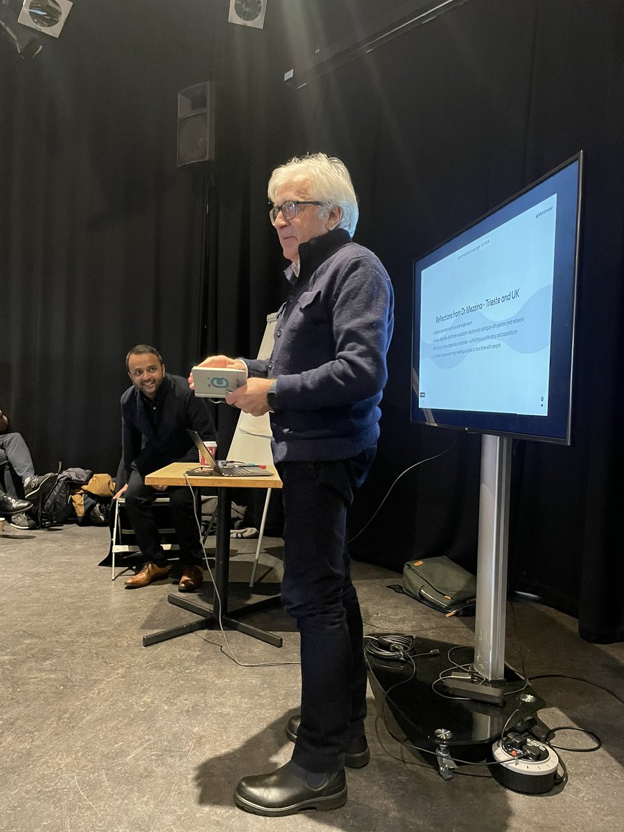 An honour to welcome Dr Roberto Mezzina to <a href="/MaudsleyNHS/">NHS Maudsley</a> and #Lewisham #Trieste