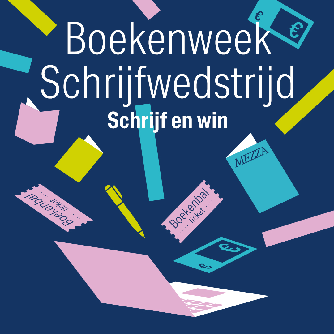 In samenwerking met <a href="/mezza/">daniel merry</a>.nl én @hebbannl organiseren we de Boekenweek Schrijfwedstrijd. Het winnende verhaal wint publicatie in het Mezza Boekenweekmagazine, €1000,- én twee tickets voor het Boekenbal! Meedoen? Lees hier meer: hebban.nl/boekenweek/sch… #boekenweek #boekenbal