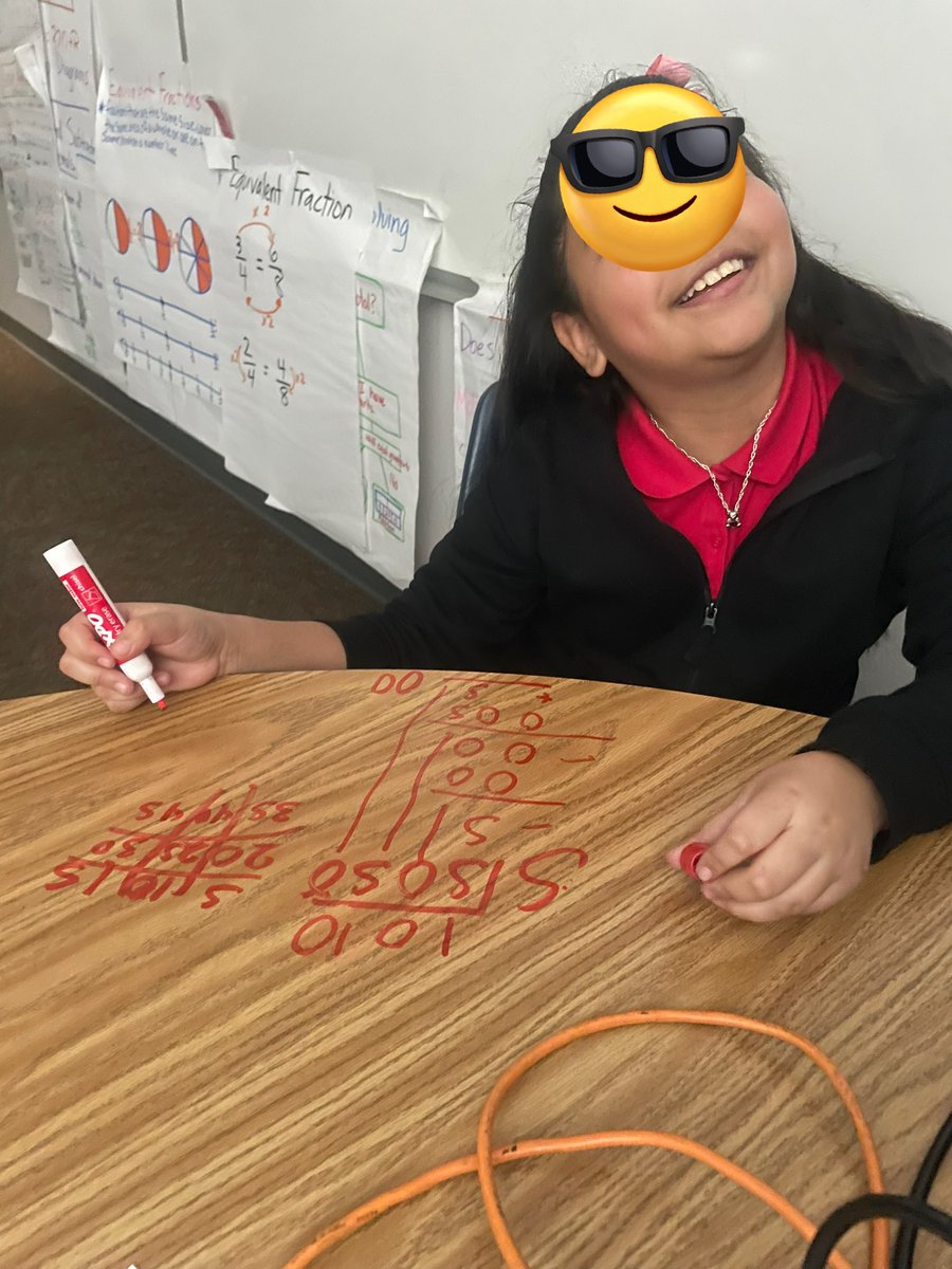 Did a division check in today…To see so many of them working with a smile made my heart smile. This is the same division that many of them struggled with a few weeks ago. Now they are playing a game where they have to solve AND check each others work😉🥳 #WeDoHardThings
