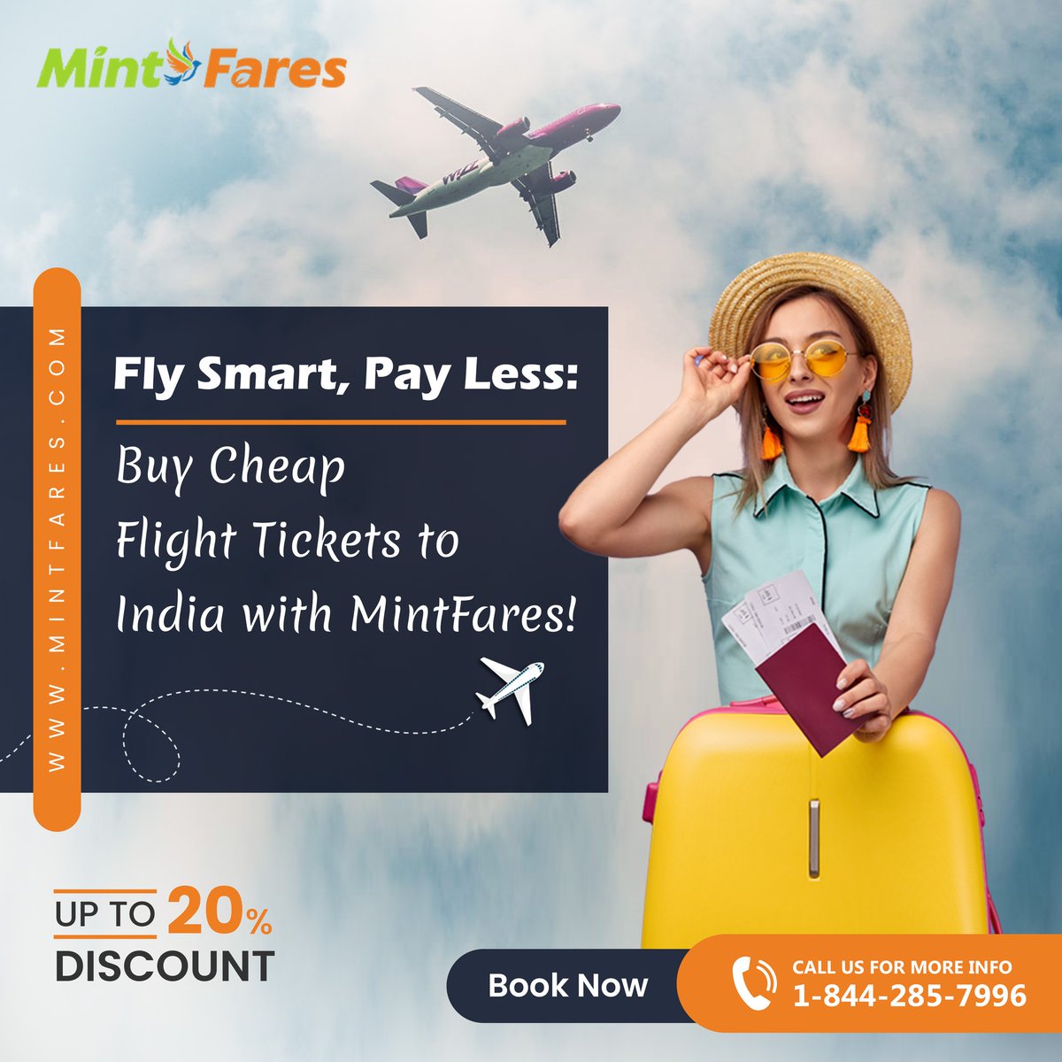 Unlock incredible travel deals! ✈️ Book hassle-free flights with #MintFares. Best prices, seamless booking. Explore at mintfares.com.

#usatoindia #flightbooking #directflights #nonstopflights #cheapflights #canadatoindia #businessclass #lastminuteflights #airline #fly