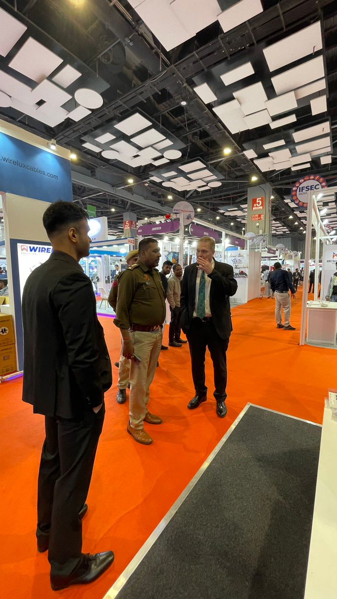 BIKAL_TECH's tweet photo. We're now on the second day of IFSEC2023.
Visit our booth, Say hi and learn what ConvoiXA is.
#BikalTech at #IFSEC
#NewDelhi #ChrisMiller #CM #ConvoiXA #IITROPAR
#IFSECIndia2023 #Security #SecuritySolutions #BikalTechUK #BikalTechIndia #BikalTechUzb #BikalTechUAE https://t.co/2P02uQgwog