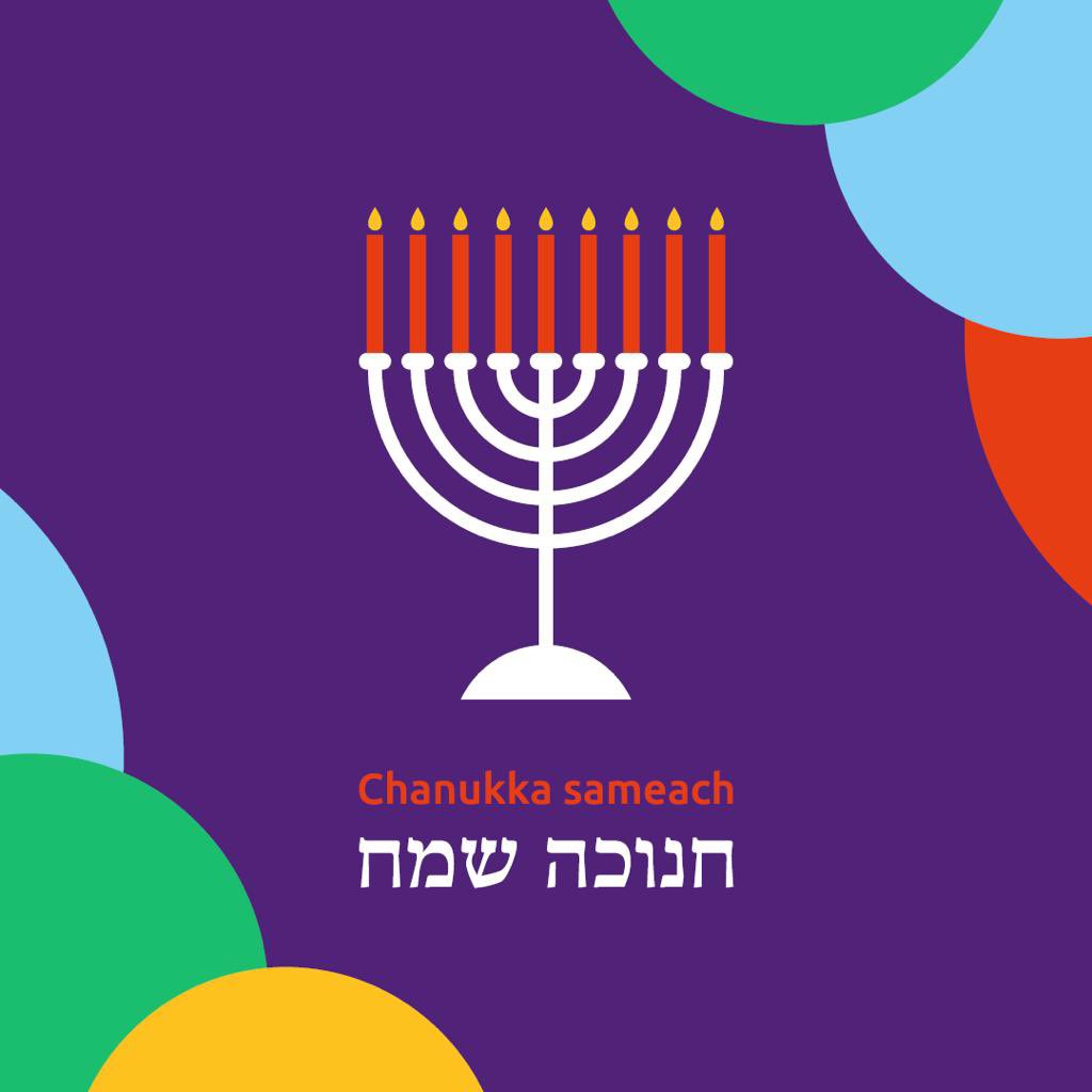 #Chanukka ist die Zeit, in der kleine Lichter eine grosse Botschaft senden. Der Hass gegen Jüdinnen*Juden hat Jahrhunderte verdunkelt – doch genauso lange leuchtet das Licht von Chanukka. Lassen wir uns inspirieren und tragen es in unseren Alltag – gerade heute: Chanukka Sameach!