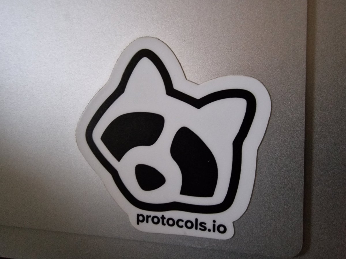 Lee Murphy (@leemurphycrf) on Twitter photo Finally, I earned my <a href="/protocolsIO/">protocols.io</a> laptop sticker by publishing our first protocol
dx.doi.org/10.17504/proto… Finally, I earned my <a href="/protocolsIO/">protocols.io</a> laptop sticker by publishing our first protocol
dx.doi.org/10.17504/proto…