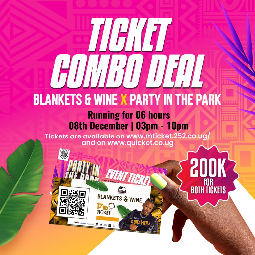 Elevate your weekend game! Score the perfect ticket combo to experience the best of both worlds at #PartyInTheParkUG and #BlanketsAndWineKla. Act now, dance later!

#PulseRadioUG