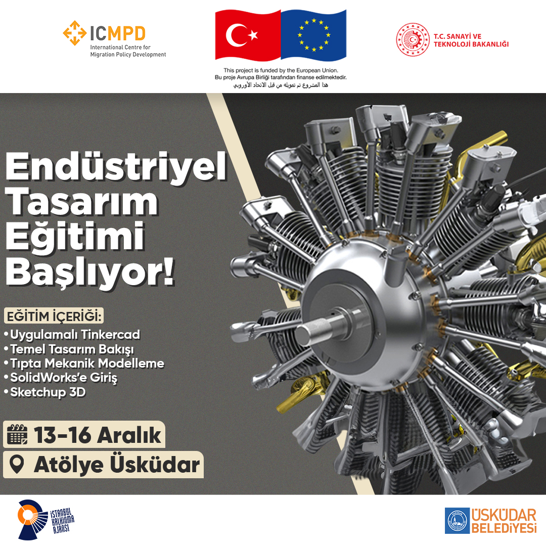 Yeni bir eğitim serisine başlıyoruz! 🚀

Endüstriyel Tasarım Eğitimi 🌟

Tasarım dünyasında öne çıkmak istiyorsanız bu öğretici eğitim serisini kaçırmayın. 👀

Hemen başvurmak için; forms.gle/4rW39g6tf8fDDm…

<a href="/hilmiturkmen34/">Hilmi Türkmen</a> <a href="/VYTaylan/">Vefa Yunus Taylan</a>