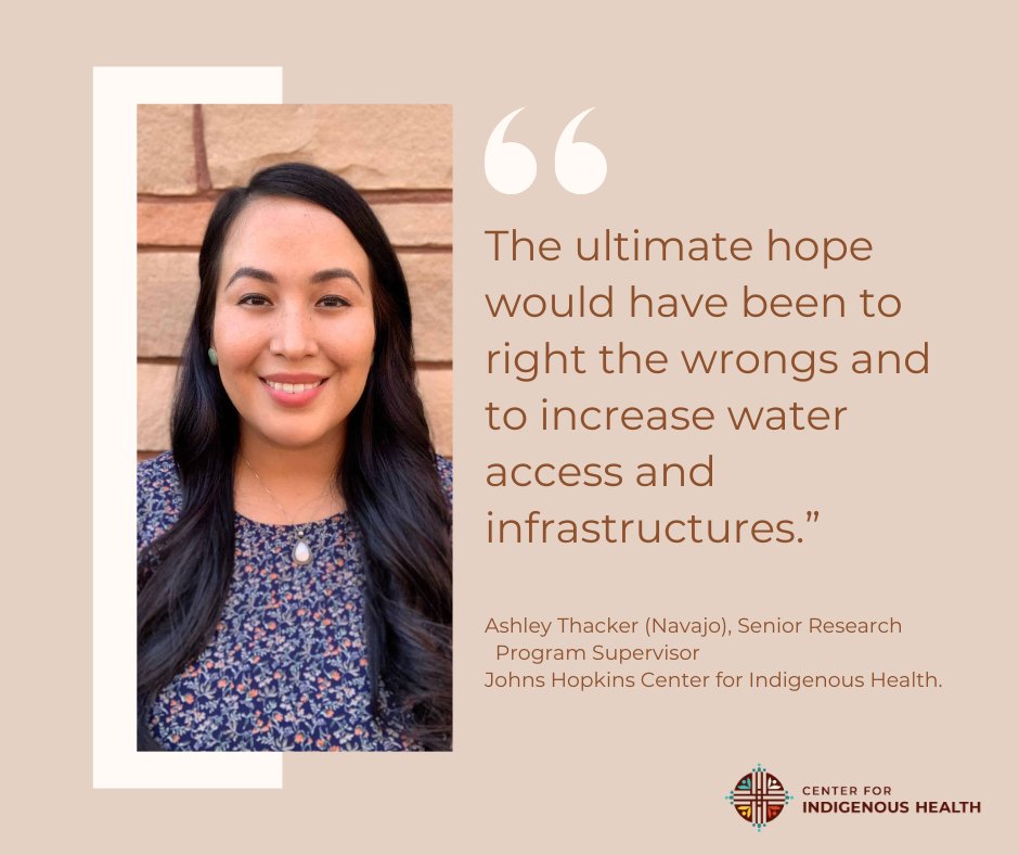 Thousands of Navajo peoples have no clean running water at home, a crisis magnified by drought & government neglect. Read how families are coping & programs run by @JHUCIH and @DigDeep focused on bringing fresh water to Navajo communities. pulitzercenter.org/.../navajo-nat…... #WaterIsLife