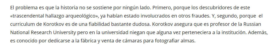 <a href="/PodcastArcadia/">Arcadia Podcast</a> <a href="/lazonaovni/">ZONAOVNI.COM</a> <a href="/bibliotyrion/">La Biblioteca de Tyrion</a> <a href="/ArnoEscritor/">Victor Arnó (Escritor/Writer)</a> <a href="/LaEsfinge5/">La Esfinge</a> <a href="/DvdVargasCasado/">David Vargas Casado</a> <a href="/Nekxo14/">Nekxo</a> <a href="/Adimensionales0/">Vte.Salvador</a> Buenas:

Parece que nuestro amable comentarista no está tan al tanto de su información:

quo.eldiario.es/ser-humano/a71…