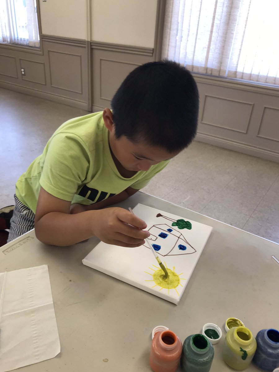 SPOTHunionville's tweet photo. Early September at SPOTH with our Youth Painting about the Holy Spirit was very moving.  The artistic expression of their learning was deep. 🙏🙏🙏 https://t.co/A5gOG2EQnz