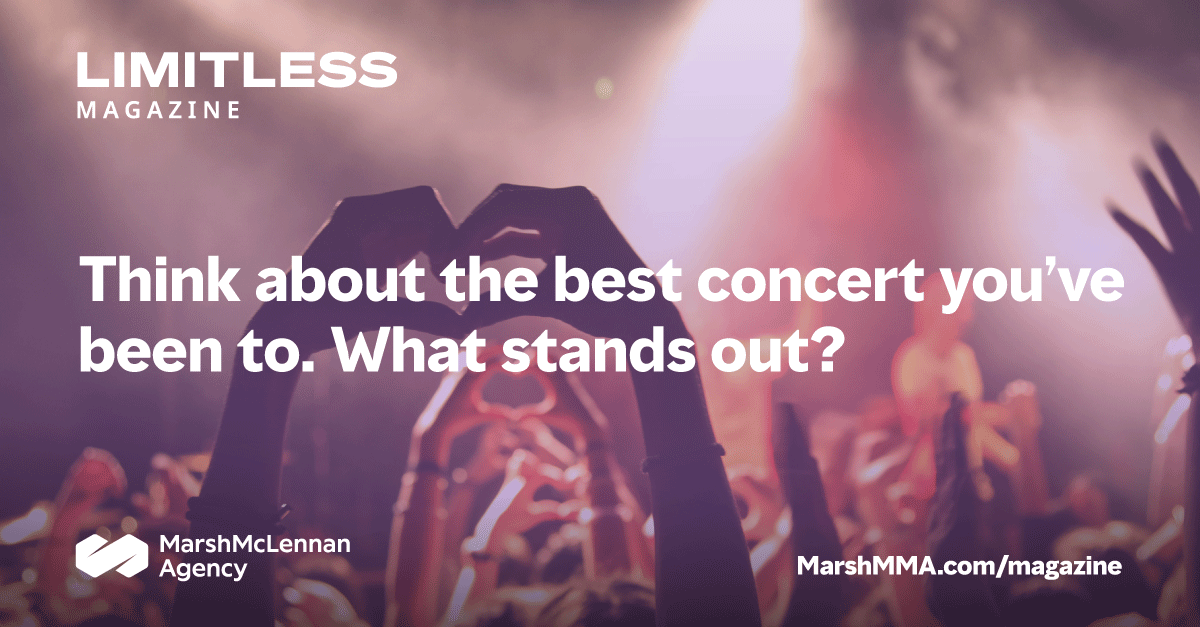 LindaKonop's tweet photo. Liability is always a primary concern for concert tours, but that doesn't mean they can't be fun! Discover @Marsh_MMA's rockin' coverage of your favorite bands in LIMITLESS Magazine #LimitlessMagazine  https://t.co/OXMBHMuDE5 https://t.co/pxGao6K7H7