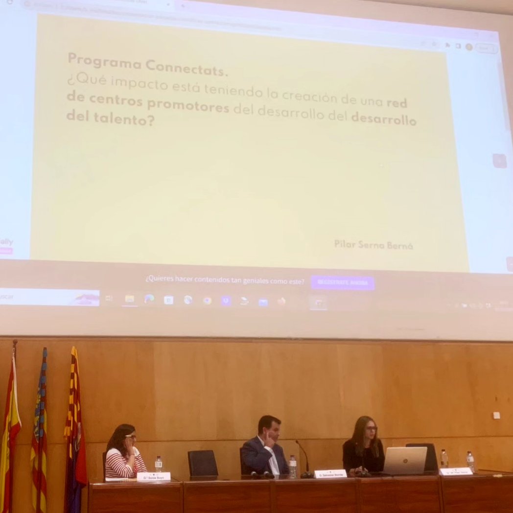 😃 Hoy justo hace una semana de las Jornadas Científicas sobre Altas Capacidades en la #UMH.

👌Un foro increíble donde exploramos cómo la administración educativa impulsa el #talento y la atención a las #altascapacidades

🤗 Gracias a <a href="/acytal/">Acytal Levante</a> por crear ese espacio de difusión