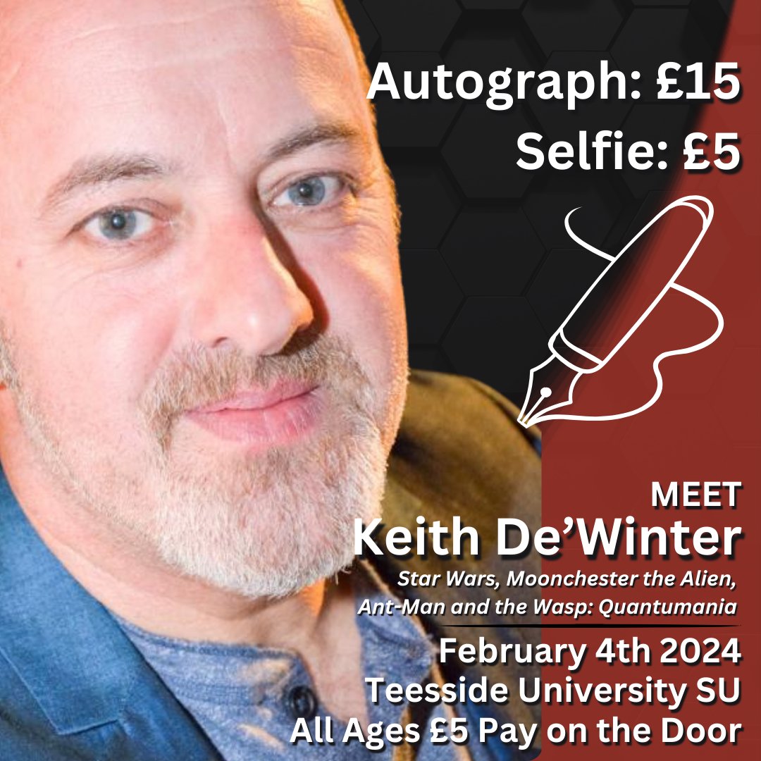 Unleashed_Event's tweet photo. Teesside Comic-Con Autograph Prices
Colin Baker - ยฃ30 (ยฃ20 Selfie)
Josh Herdman - ยฃ25 (ยฃ20 Selfie, ยฃ35 Combo)
Keith De'Winter - ยฃ15 (ยฃ5 Selfie)
#teesside #videogames #anime #comics #comicbooks #ivebeenunleashed #anniversary #celebration #10years https://t.co/8WyEzl3U8L