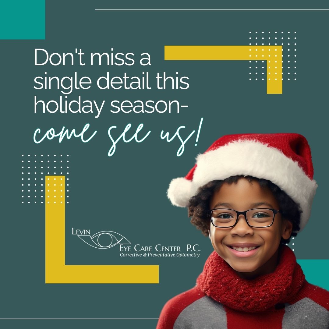 LevinEyeCare's tweet image. Don't let a single moment go unnoticed this holiday season. 👁️ Come visit us to ensure your vision is at its best so you can savor every magical detail. ✨#holidays #EyeCare #BestVision #levineyecare #vision #eyecare #visionsource #whitingoptometrist #optometrist #optometry #p...