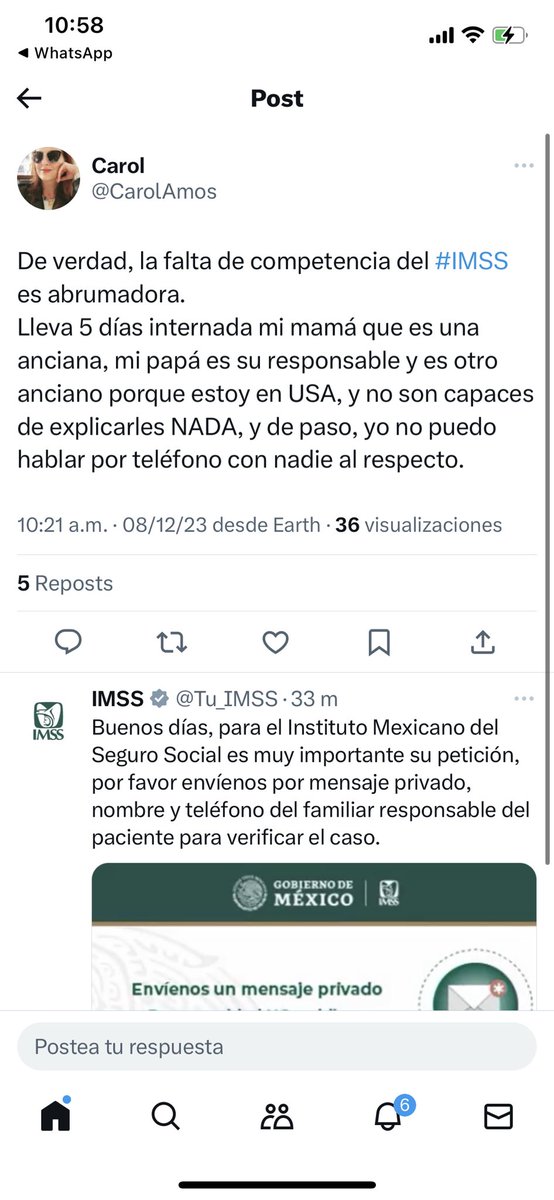 Es en serio <a href="/Tu_IMSS/">IMSS </a> ! Que necesitamos para que nos ayuden <a href="/lopezdoriga/">Joaquín López-Dóriga</a> <a href="/Adela_Micha/">Adela Micha</a> <a href="/brozoxmiswebs/">brozo xmiswebs</a>