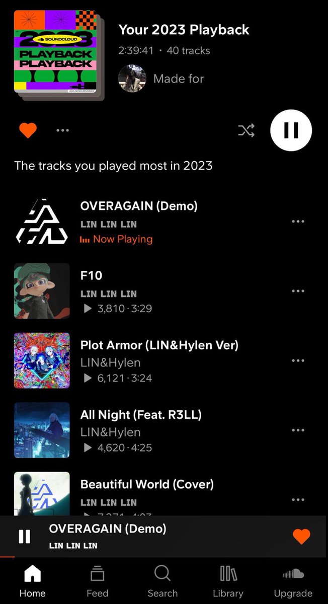 FocusonU_'s tweet photo. #SoundCloudPlayback @LIN_MDKD https://t.co/3tY3QBRQah