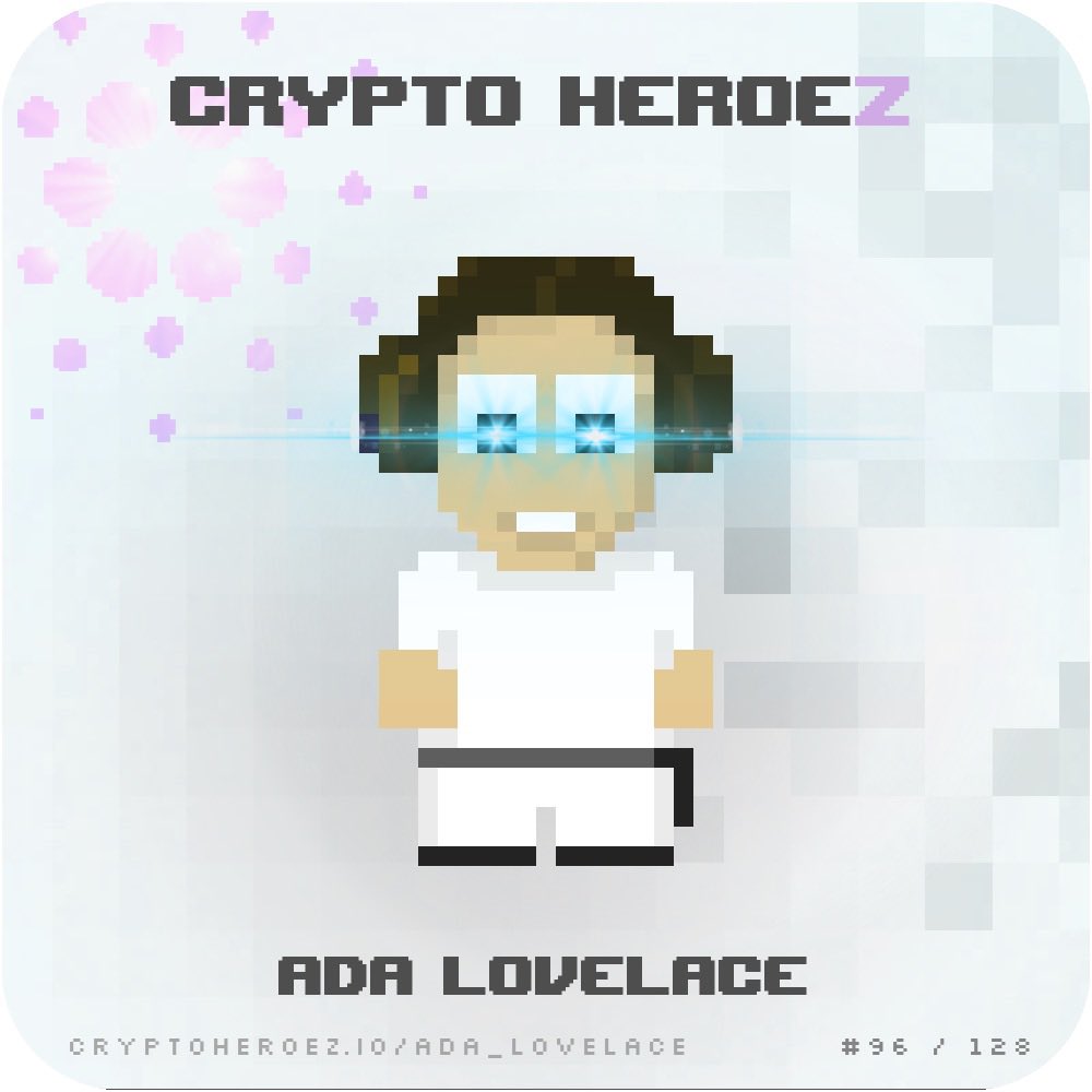 #ADA Lovelace [Byron] is watching us - the proud mother of all early #Cardano fam members. <a href="/crypto_heroe/">Crypto Heroez</a>