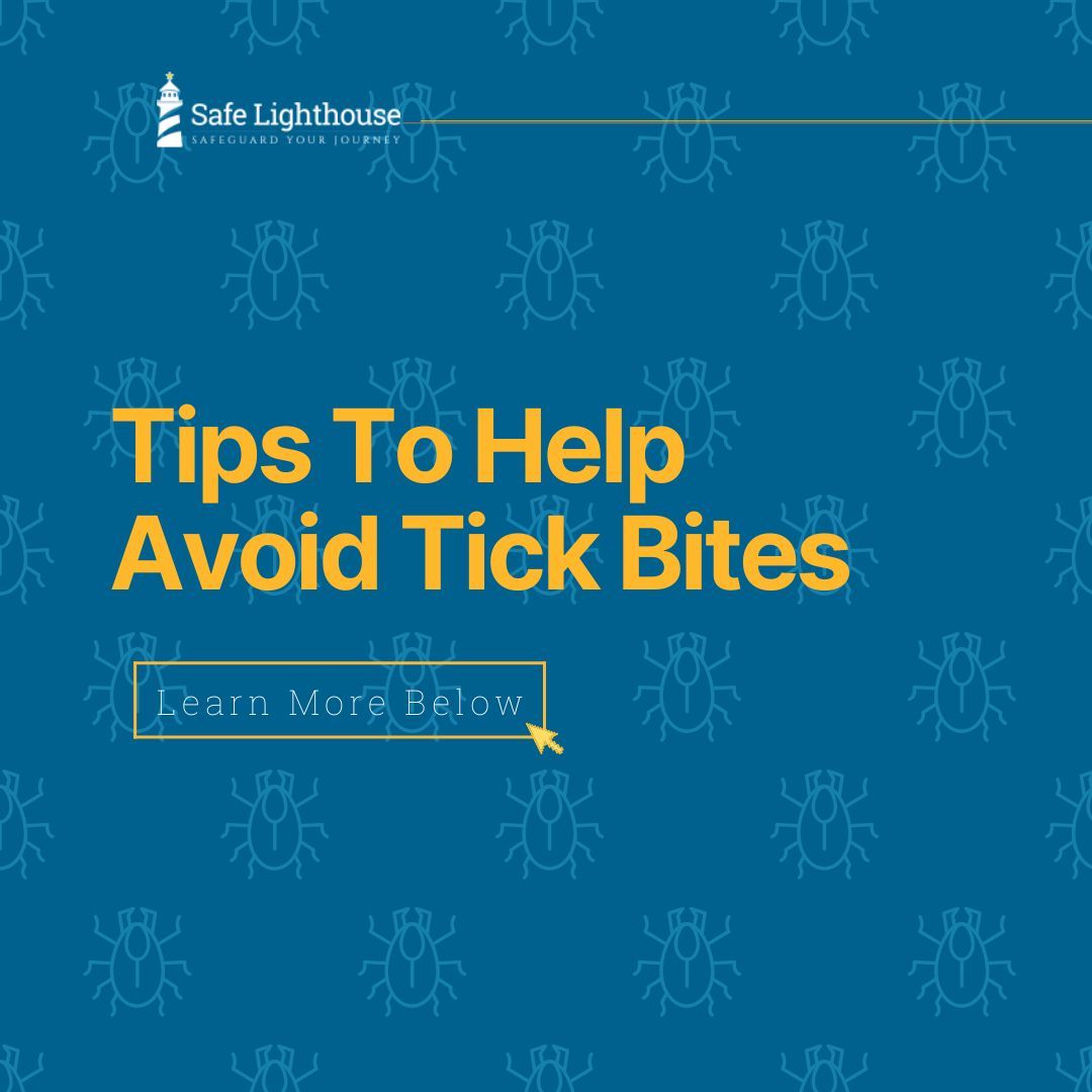 SafeLighthouse's tweet image. Help decrease your risk of tick bites on your travels by avoiding wooded, bushy areas, walking in the center of trails &amp;amp; using EPA-registered insect repellents. 

#TravelSafety #ActiveTravelerTips #SafeTravels