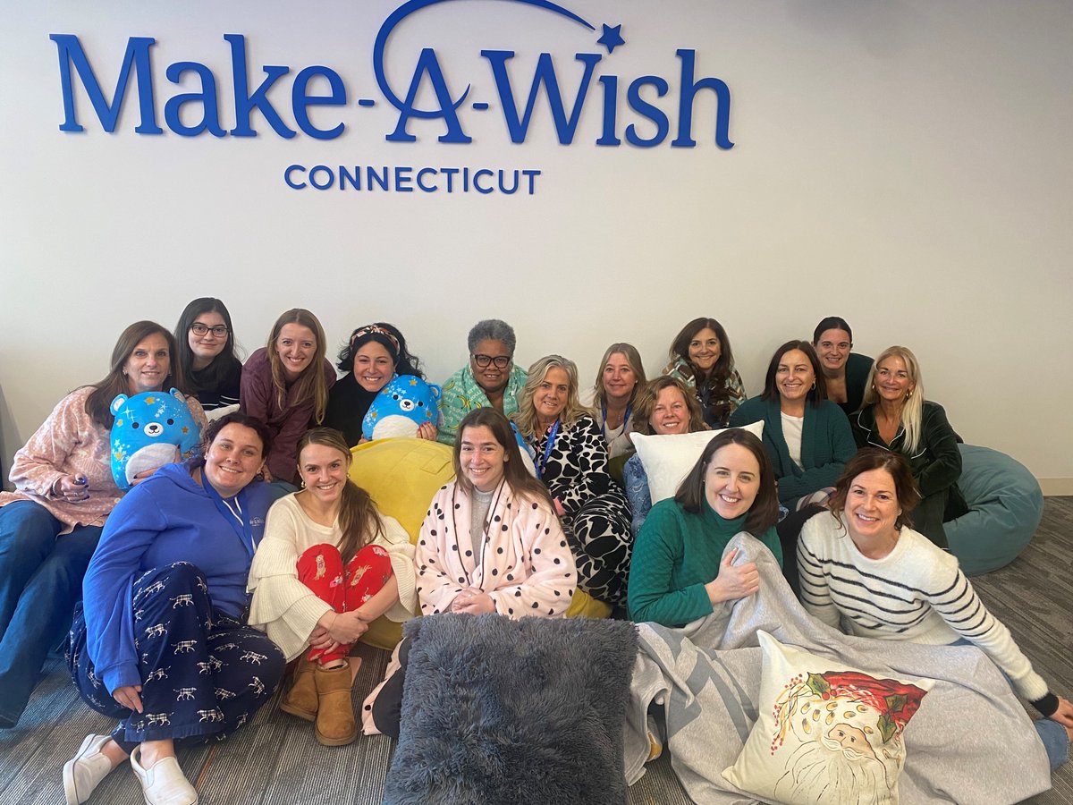 MakeAWishCT's tweet photo. On CCMC PJ Day for the Kids, Make-A-Wish Connecticut is proud to support our friends at Connecticut Children's Medical Center and our wish kids who wear their PJs for long periods of time while battling cancer.
@ctchildrens https://t.co/pryy1XRBRV