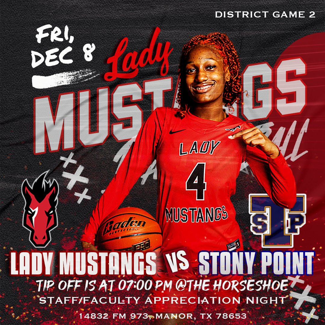 🚨GAMEDAY ANNOUNCEMENT 
6A REGION IV DISTRICT 25 MATCHUP
<a href="/ManorGirlsHoops/">Manor HS Girls Basketball</a> (1-0)
🆚
Stony Point (0-1)

📍<a href="/ManorSeniorHS/">Manor Senior High</a>
   🏀5:30PM (JV) Main Gym 
   🏀 5:30 PM (9th) Small Gym
   🏀 7:00PM (Varsity) Main Gym

🎟️ events.ticketspicket.com/agency/dd69441…

#WAMM
#Manorveruseverybody