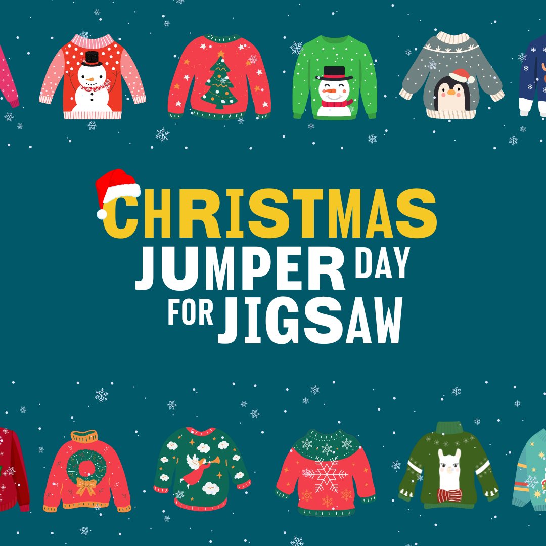 Get together with your colleagues, friends or family for a Christmas Jumper Day. Because loneliness doesn’t take a holiday, not even at Christmas. We want to be there for young people who are facing challenges in silence. Register today: loom.ly/bTfSb3k