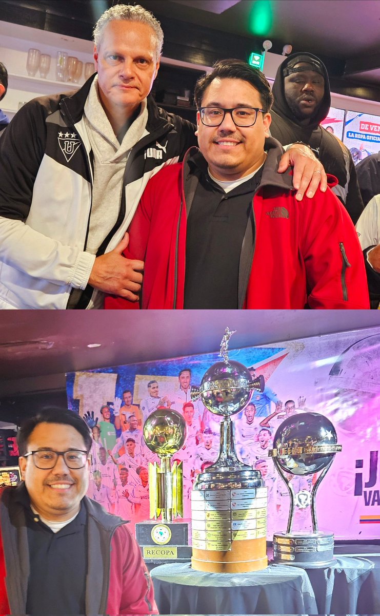 Es un placer y un honor poder ver las Copas que tiene mi equipo de la vida <a href="/LDU_Oficial/">LDU Oficial</a>. Gracias Liga y la familia Paz por todos los buenos recuerdos y vamos por más.<a href="/EstebanPazR/">Esteban Paz</a>