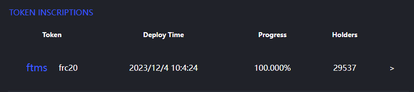 Our first JSON L1 smart contract inscription FTMS has been fairly minted! 
More updates to come: transfers, market, ogpass, and more...