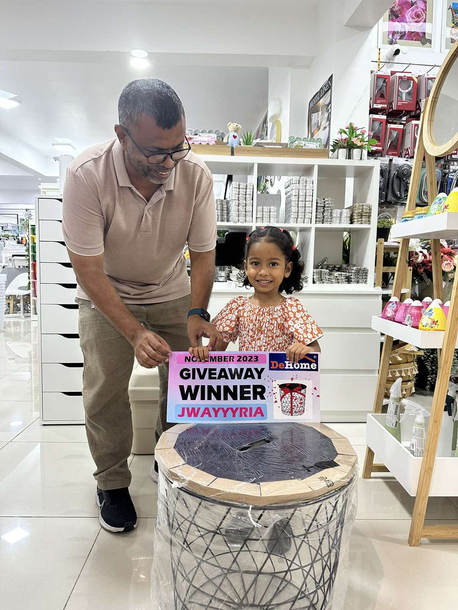 DeHomemv's tweet image. DeHome Giveaway Winner