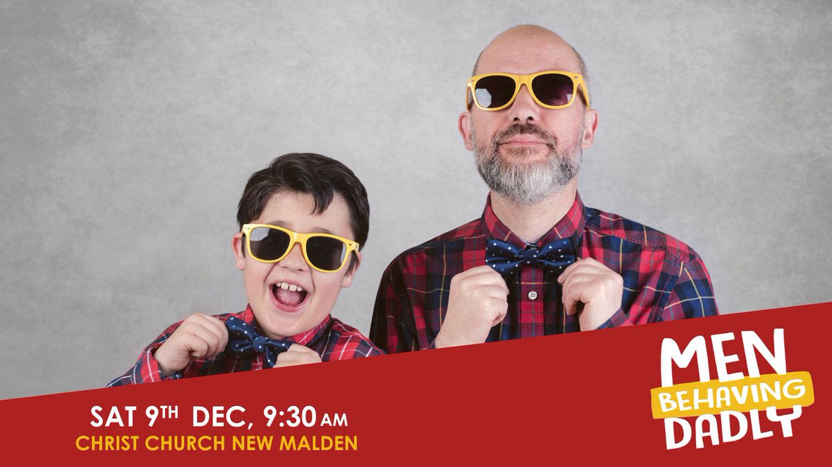 We're back TOMORROW! 

Saturday morning fun for dads and kids (aged 6 &amp; under)

Come and join us  - we'll have a bouncy castle and craft activity for the children, and coffee and bacon sandwiches for the adults. 

Everyone welcome!

#newmalden #kt3