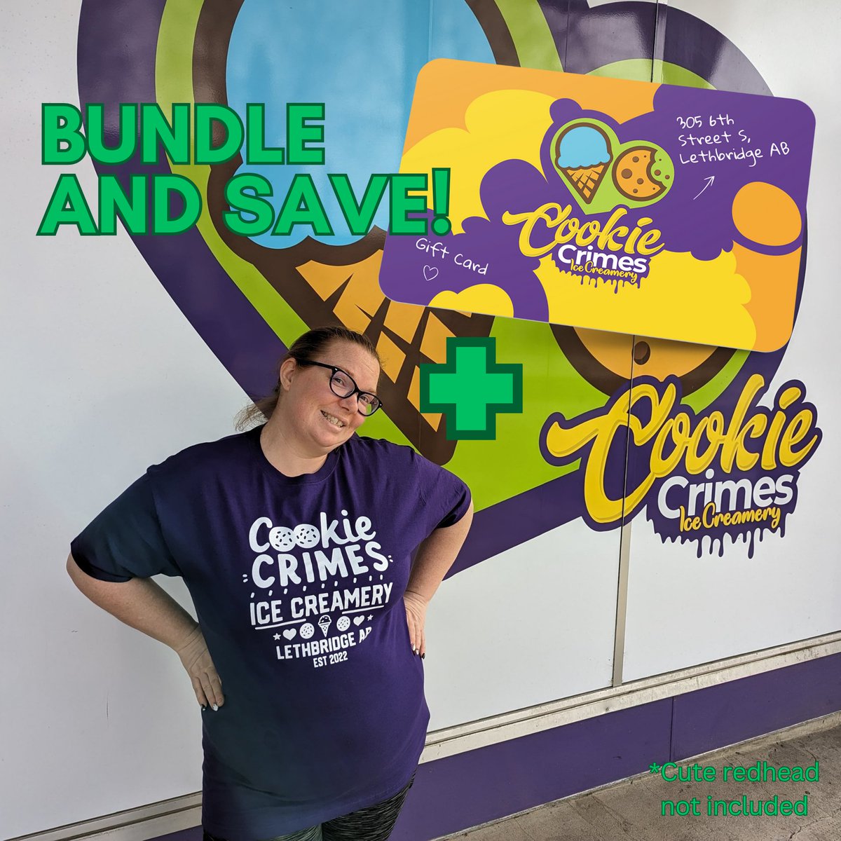 CookieCrimesYQL's tweet photo. Gift cards are tricky because nothing beats unwrapping a gift. Why not both? Get a $25 gift card and save 20% on a shirt! Best of both worlds, and it's under $50 for a pretty sweet gift! (pun intended)
Sizes are limited stock, so act soon! https://t.co/uxRg8WEHiU