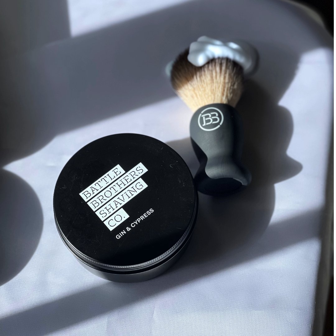BBshaving's tweet photo. Like synchronized partners in grooming mastery, the Battle Brothers Shaving Soap and brush unite.

https://t.co/NShBzc1y0g

https://t.co/ouVRa03RHZ

#shaving #wetshaving #madeinusa #giftsformen #beardcare #Christmasgiftforhim #Holidayseason https://t.co/ZknsYUHlDi