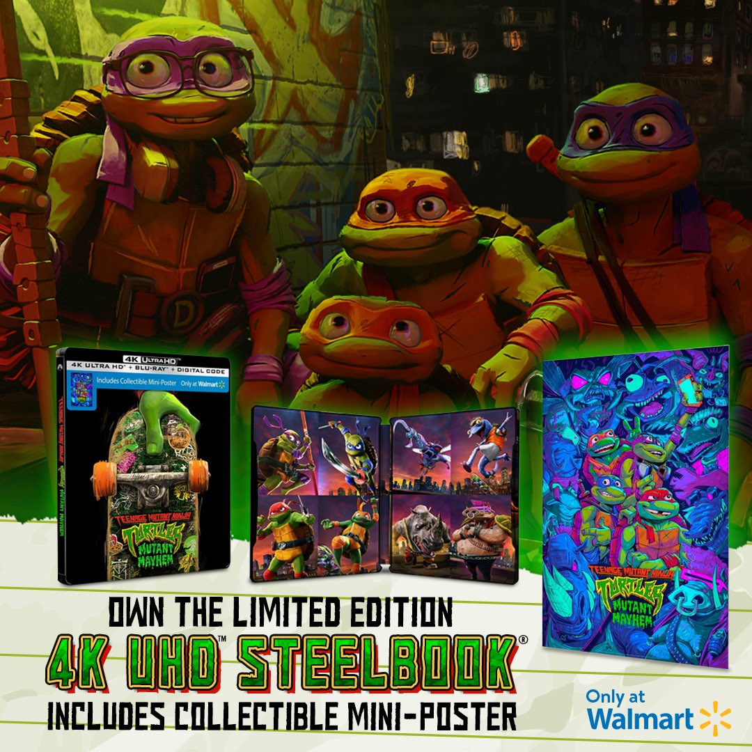 Teenage Mutant Ninja Turtles: Mutant Mayhem 4K Ultra HD/Blu-Ray