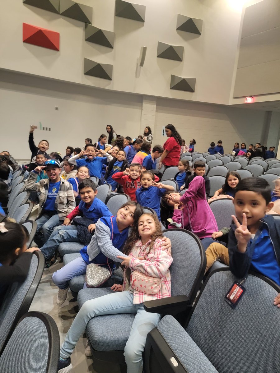 KSolis_BNES's tweet photo. Our Jackrabbits Getting ready to watch SpongeBob Musical at Socorro High School!! https://t.co/bnOExj1pIL