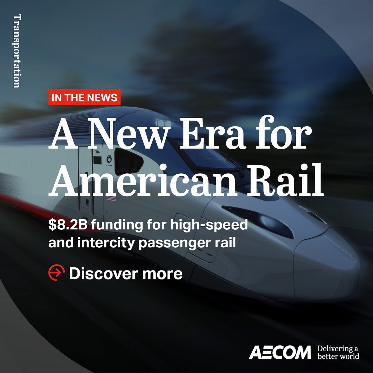 Transportation (@aecomtransport) on Twitter photo The U.S. high-speed rail vision is about to become reality and we are thrilled to be part of this rail revolution. Today, <a href="/POTUS/">President Donald J. Trump</a> announced new funding for HSR and intercity passenger projects — the largest federal investment in bullet trains ever. whitehouse.gov/briefing-room/… The U.S. high-speed rail vision is about to become reality and we are thrilled to be part of this rail revolution. Today, <a href="/POTUS/">President Donald J. Trump</a> announced new funding for HSR and intercity passenger projects — the largest federal investment in bullet trains ever. whitehouse.gov/briefing-room/…