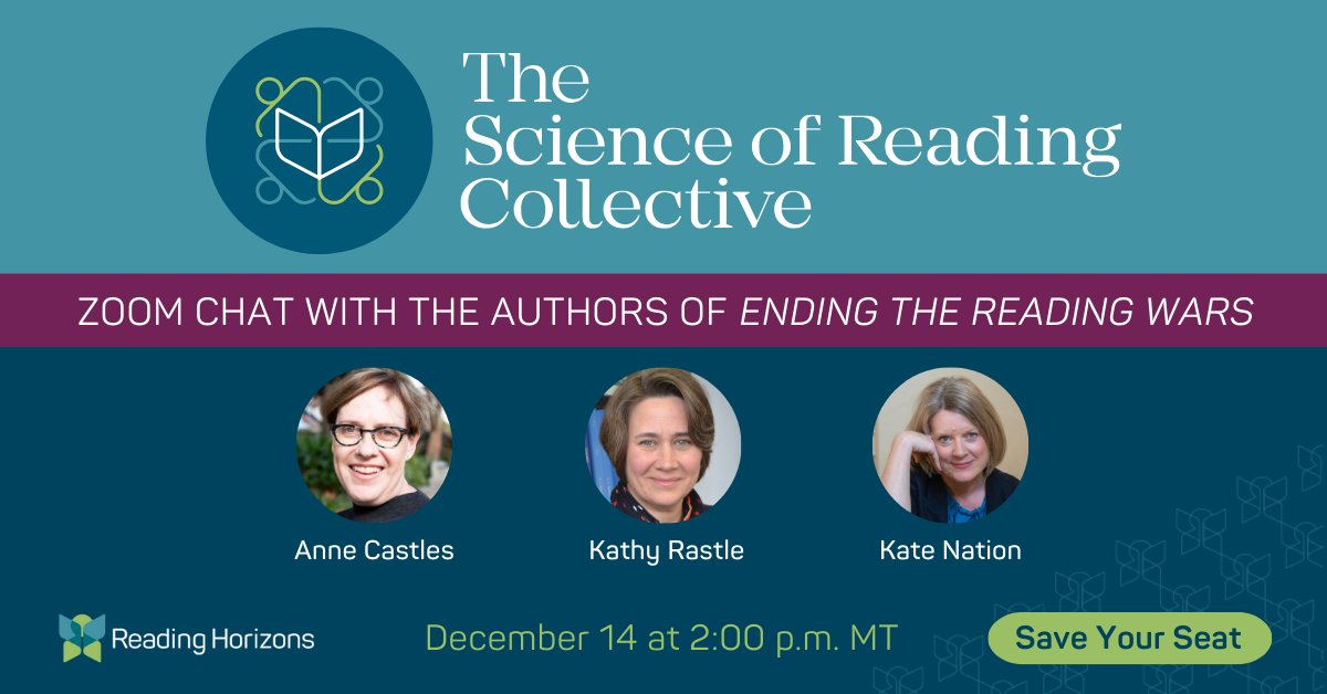 ✨🗣️ Get ready to spark a conversation with researchers Castles, Rastle, and Nation, along with our #LiteracyTalks hosts! Dive into 'Ending the Reading Wars' and ask the researchers your burning questions. Register: us02web.zoom.us/meeting/regist… @annecastles @Kathy_Rastle @ReadOxford