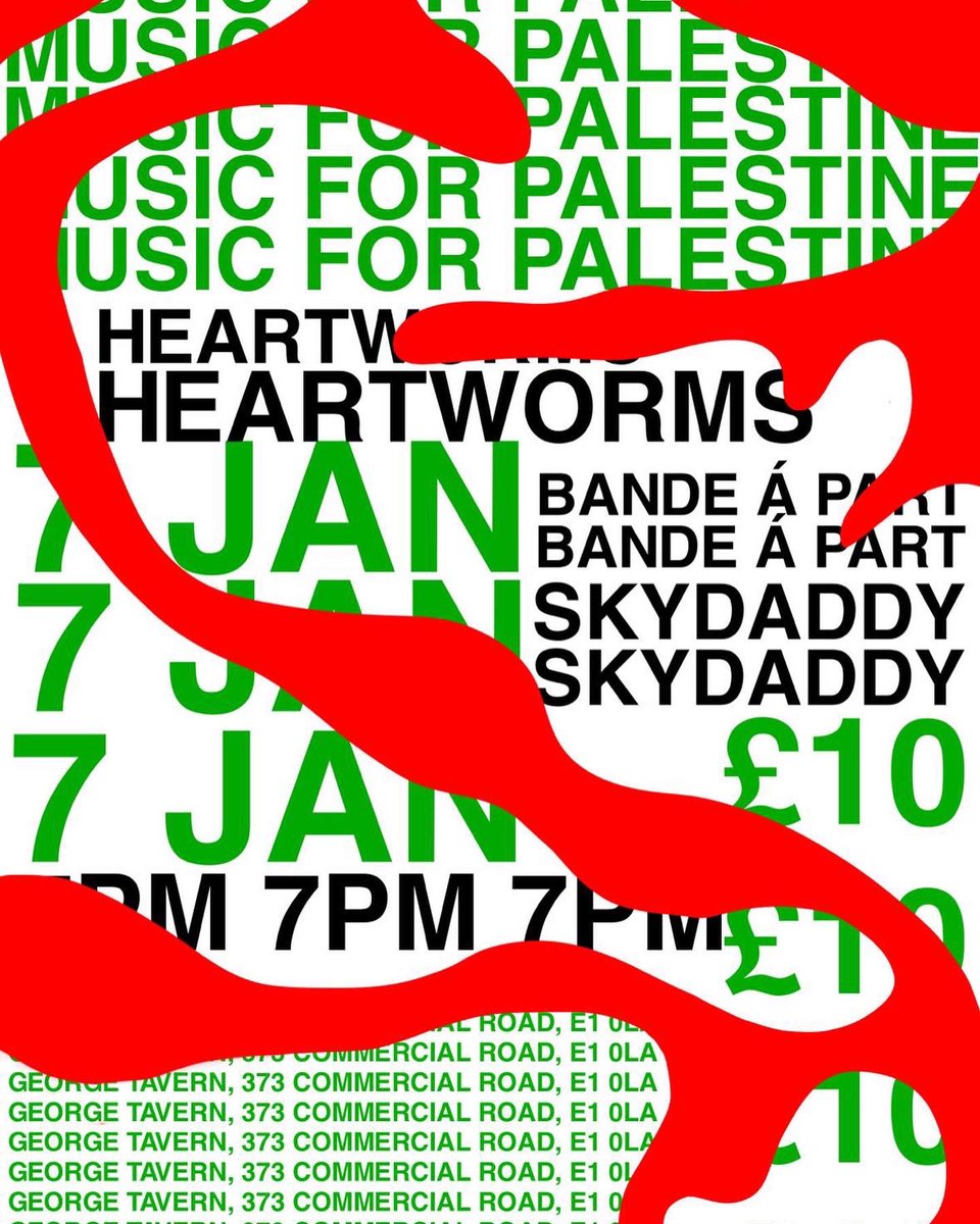 I’m playing this night of solidarity supporting Palestine Children’s Relief Fund @TheGeorgeTavern 7th Jan 2024 - link in bio.