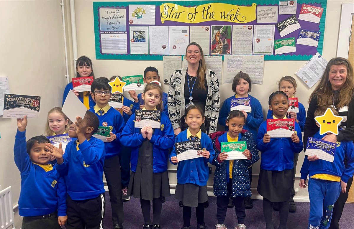 Congratulations to #StarOfTheWeek children today! You have impressed your teachers so much and deserve the #HTAward. Keep up the good work!👏