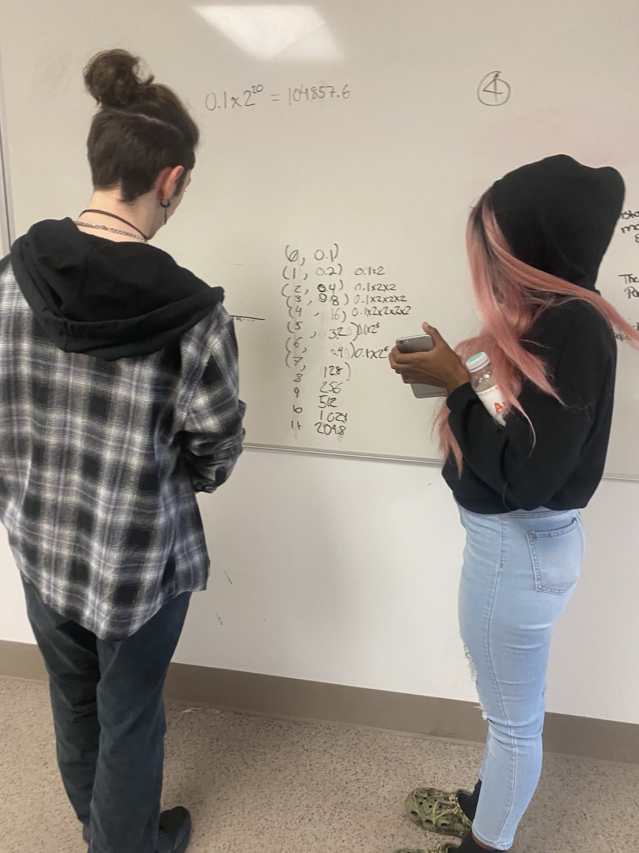 mrsmathemagical's tweet photo. Our A2 kids are starting exponentials so I got them started with a “real world” (but also physically impossible) problem: how many times would you need to fold a piece of copier in half for it to be tall enough to reach the moon? #thinsliced #BTCVB #mtbos @pgliljedahl https://t.co/D5J7X3JOi2
