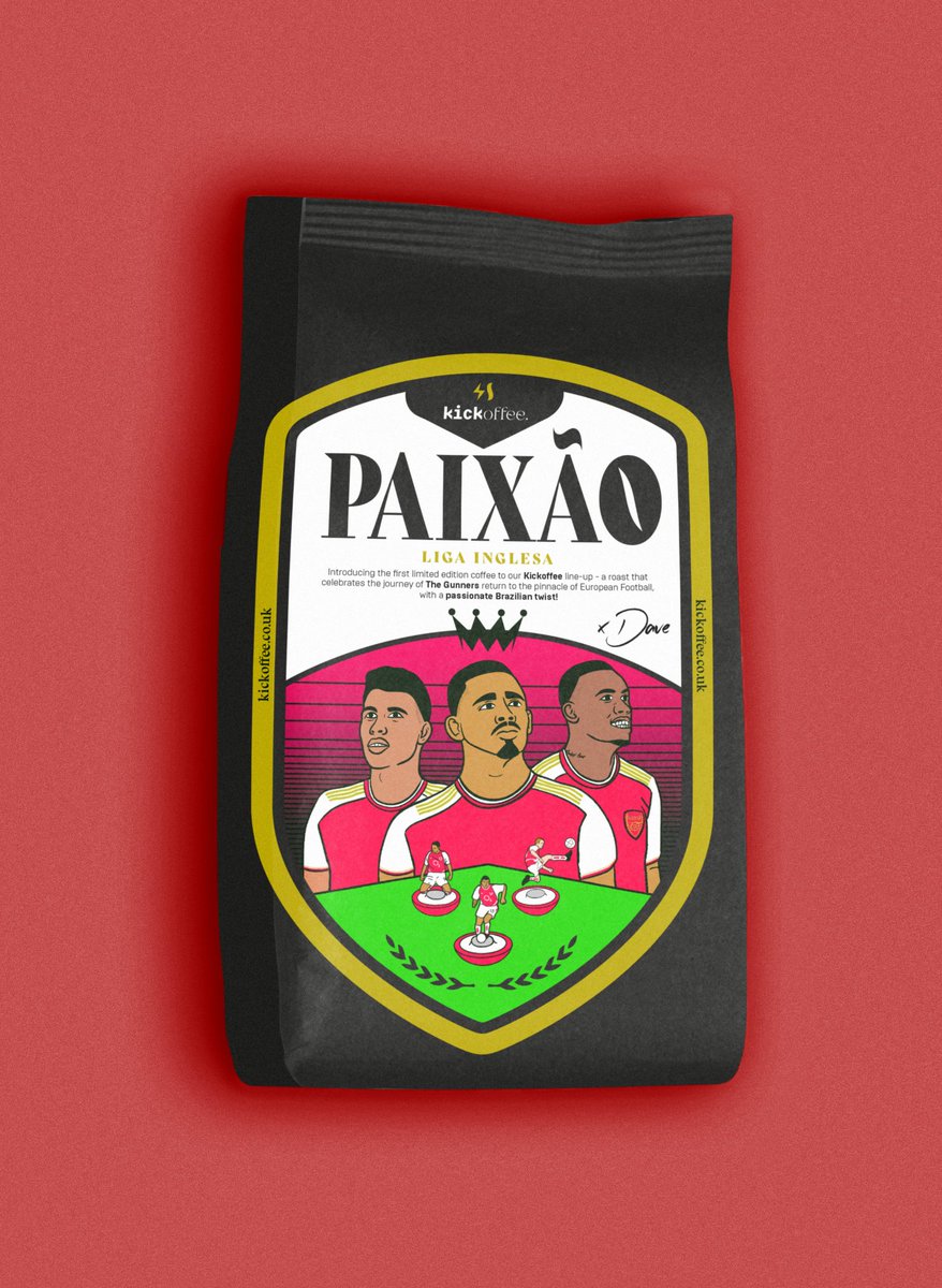 Comunicado Oficial: Paixao

We are delighted to introduce our first coffee, Paixao. A roast that celebrates the journey of Arsenal’s return to the pinnacle of European Football, with a passionate Brazilian twist!

Paixao ☕️ bit.ly/Kickoffee1