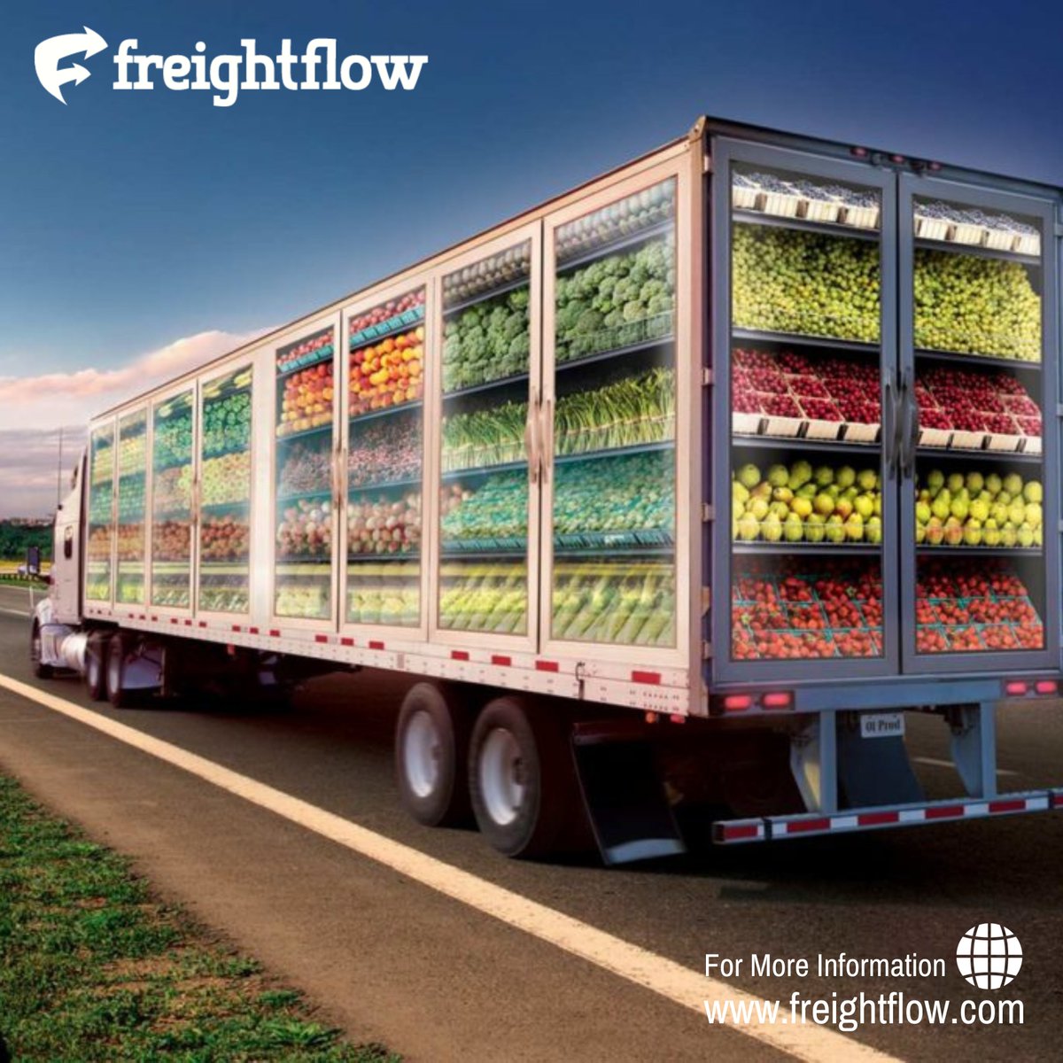 FreightFlowtms's tweet image. FreightFlow: Your Fresh Produce Logistics Technology Partner. Our cutting-edge Transportation Management System is designed to meet the unique demands of the perishable goods transportation industry. freightflow.com  #freightflow #freightforwarding #logistics #freight