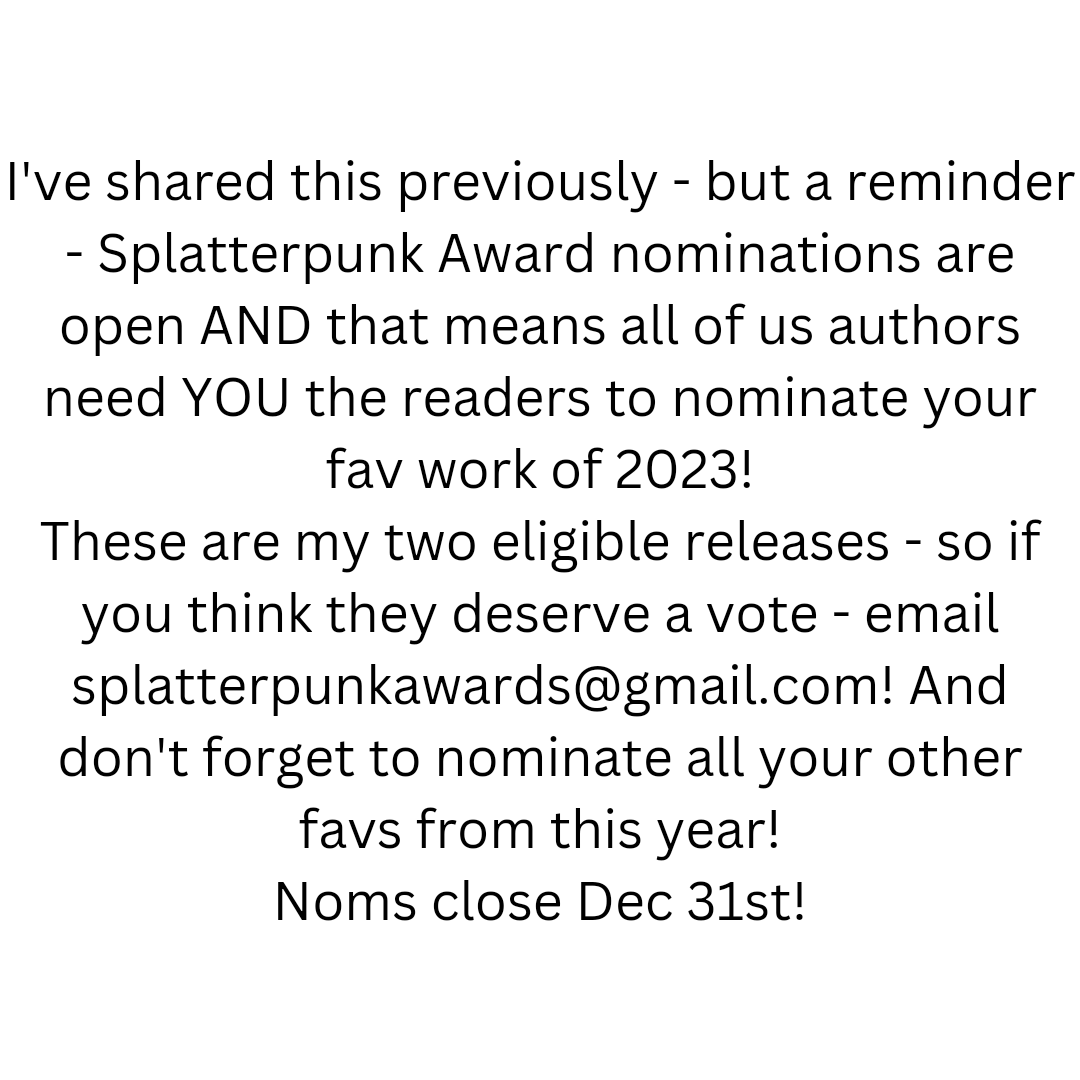 stevestred's tweet image. #splatterpunkawards
