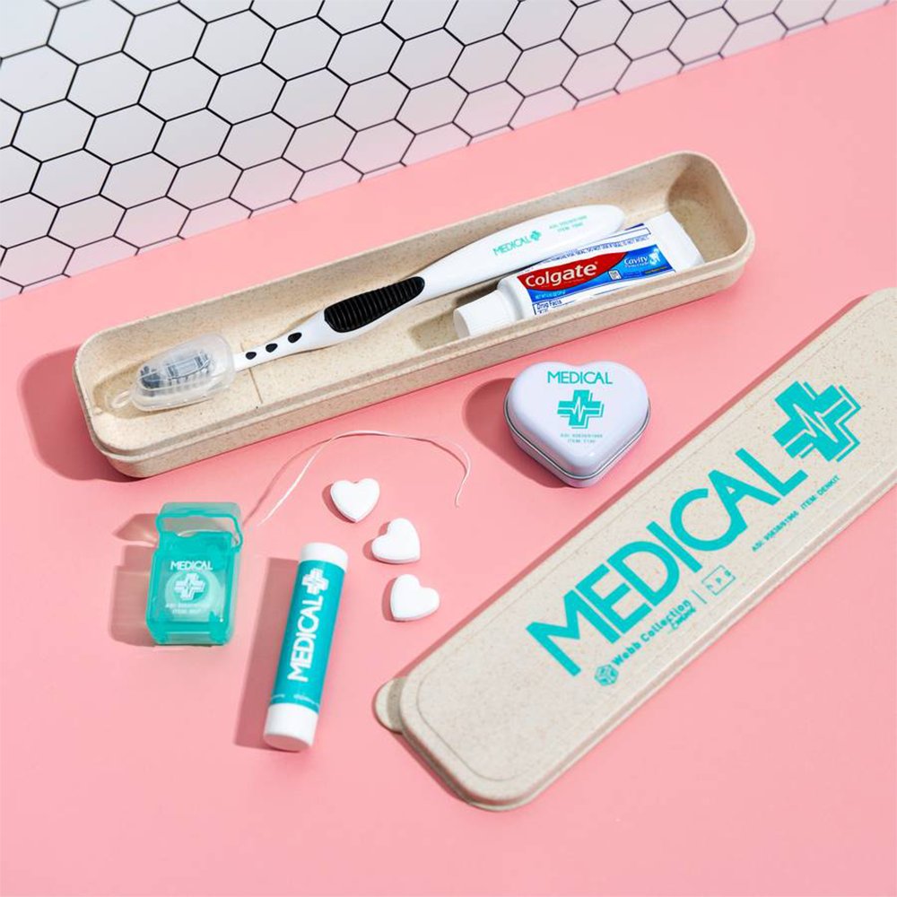 Smile on the go with our branded dental kits! Whether you're traveling or simply busy on the move, these portable kits ensure fresh breath and dental hygiene wherever you are. Keep your pearly whites shining and your brand on point with our convenient, branded dental essentials!
