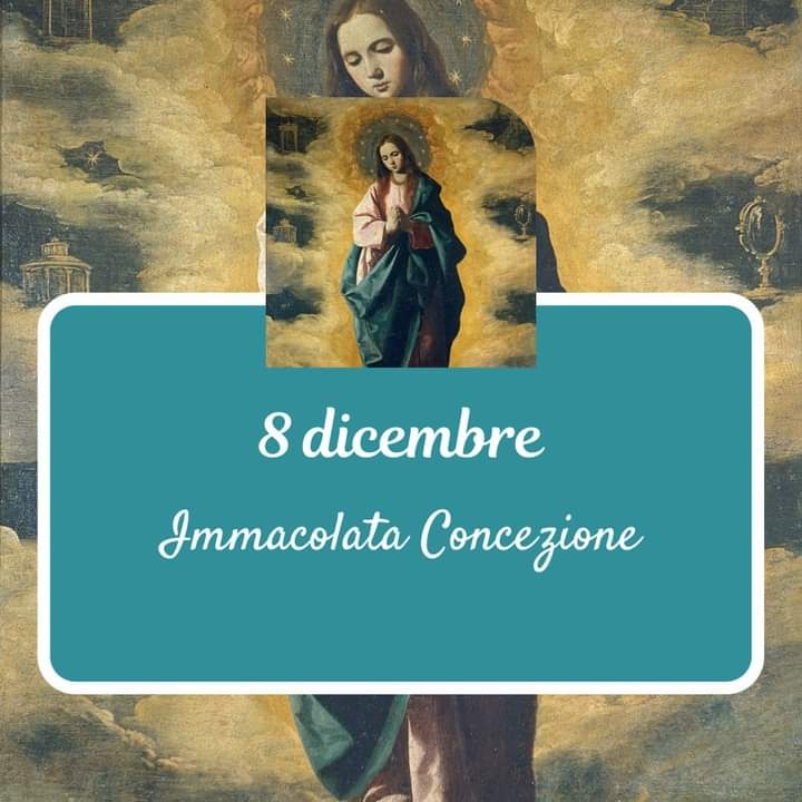 CulturaSpa22217's tweet photo. 😊Oggi 8 dicembre è l'Immacolata Concezione, una festività che ci porta sempre più vicino al Natale. 

Buona Immacolata dall' Associazione Messidoro e dal #Museodiartesacra di #castagnetocarducci 
#Immacolata #auguri #Natale #Cultura #art https://t.co/bua2WkKgAt