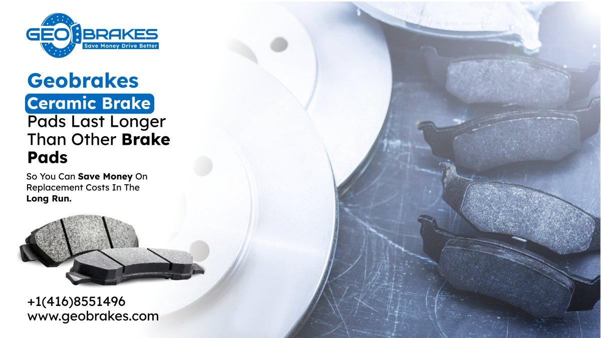 geobrakes's tweet image. "Upgrade your ride with GeoBrakes' Ceramic Pads! Lasting durability, superior performance. Say goodbye to replacements! ✨

✅Quality Assured 
✅Free delivery on $99+ orders
✅Best Prices

Order now at geobrakes.com!

#BrakePerformance #GeoBrakes #CeramicPads 🚗🔧"