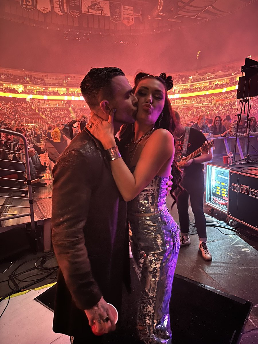 PROUD HUBBY. I’ve never wanted to see someone succeed more, and loved watching it happen last night in the town I grew up in. Forever your biggest fan @kyliemorganmusic 🖤