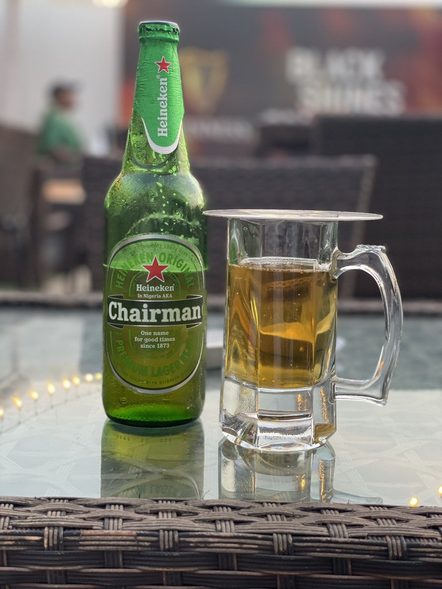 As I settle down for  #HeinekenTime , my thoughts and prayers are with the #DangoteRefinery team. May the tests be super successful!