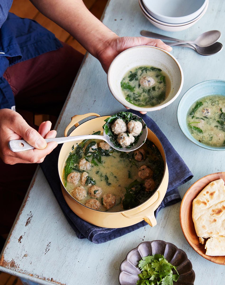 I love cookbooks that teach me about culture and cuisine! Today's advent recipe is Tibetan Meatball Soup from @TasteTibet's cookbook of the same name, published by @MurdochBooks_UK 
kaveyeats.com/tibetan-meatba…
